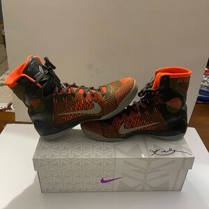 Nike Kobe 9 Elite High Strategy 2014 Mamba Sneakers Sequoia, Size 10.5